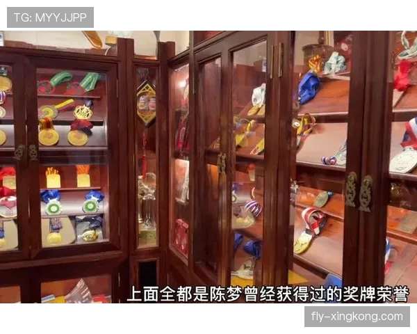 陈梦家的冰箱里塞满了冠军奖杯，饮料都没地儿放